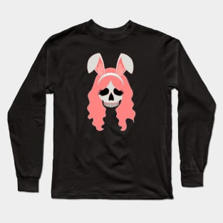 Bunny Skull Long Sleeve T-Shirt